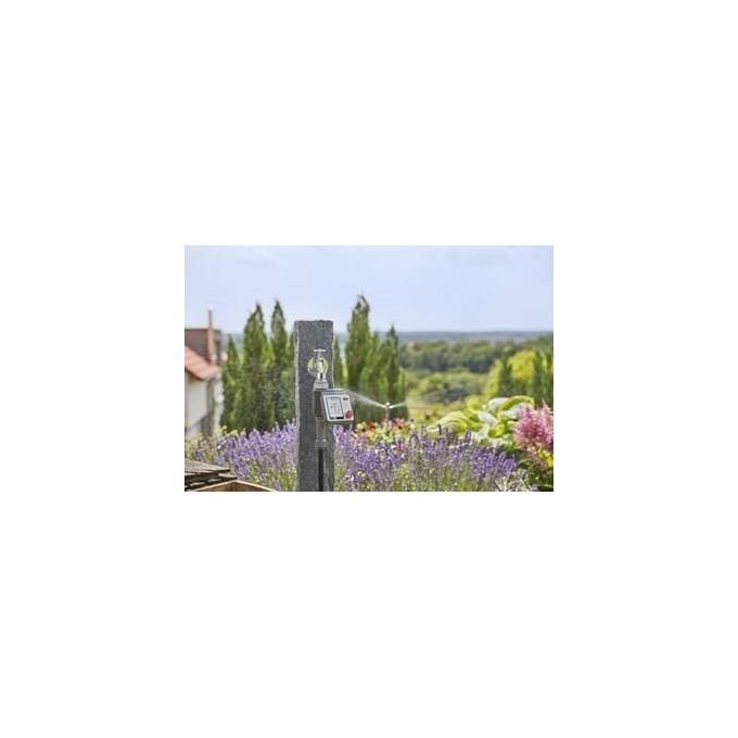 Gardena 01892-20 Computer per Irrigazione Automatica e Veloce Master, 6 Programmi, Display LCD, Funzione Water Now, Safe Stop