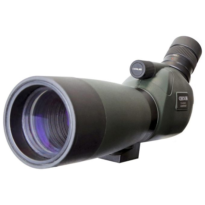 Carson SS-560 Everglade Cannocchiale 15-45x60 mm Impermeabile con Treppiede da Tavolo colore Verde