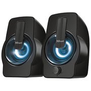 Trust Gemi Compatto Set Altoparlanti con Raffinato Design e Illuminazione Led Rgb Nero