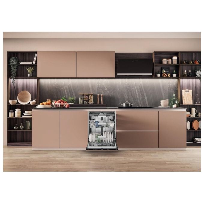 Hotpoint HM759TL Lavastoviglie da incasso a scomparsa totale 15 coperti Classe B 39 dB 9,5 L Touch (82x60x56 cm) colore Nero