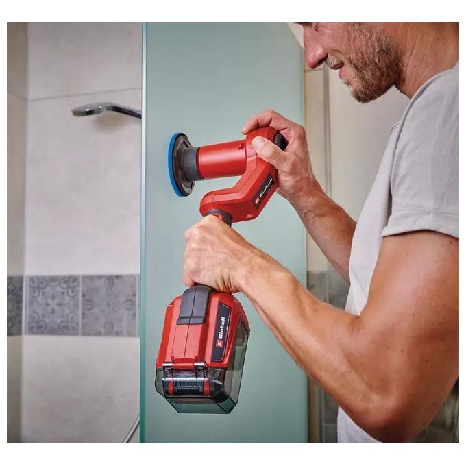 Einhell 3424220 PICOBELLA 18-90 Pulisci Superfici a Batteria Velocita' Variabile 2 Livelli IPX4 colore Nero Rosso