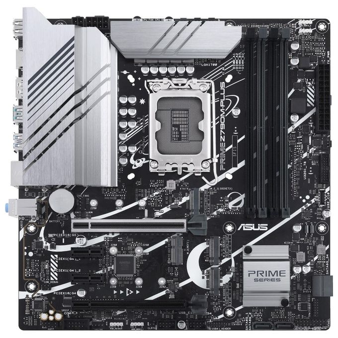 ASUS 90MB1E70-M1EAY0 PRIME Scheda madre Z790 LGA 1700 micro ATX DDR5 HDMI USB 3.2 Gen 2 Type-C Thunderbolt 4 M.2 colore Nero