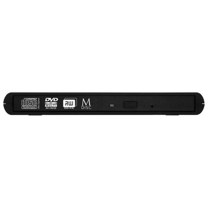 Verbatim 53504 Masterizzatore CD DVD Esterno Slimline USB 2.0 DVD±RW 24x CD 8x DVD+R colore Nero