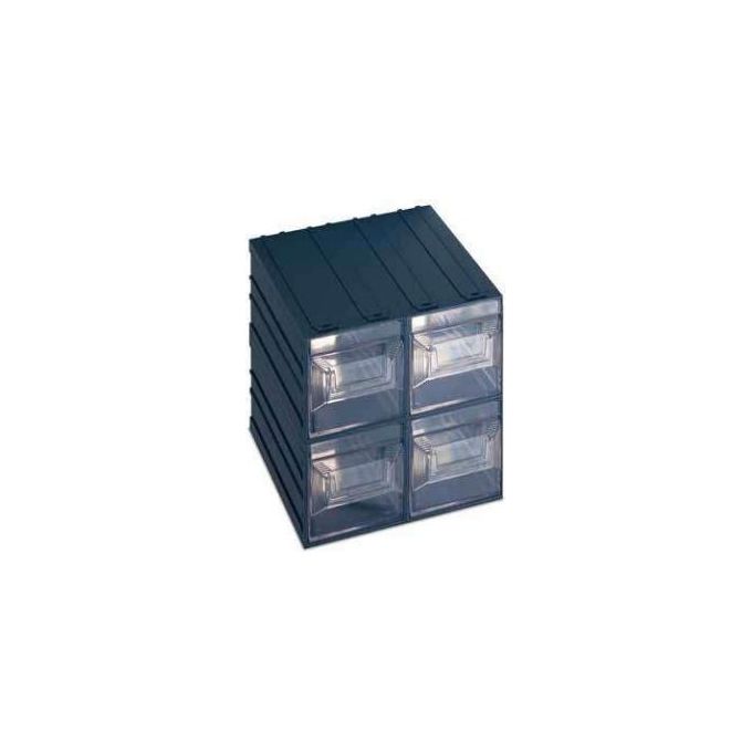Terry 1000022 Vision 17 Cassettiera 4 Cassetti Organizer Utensili Impilabile colore Verde