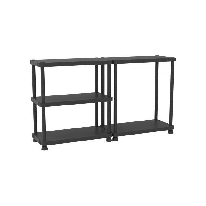 Scaffale A 5 Ripiani Regolabili In Altezza Con Doppia Opzione Di Montaggio L90 X P45 X H187,5
