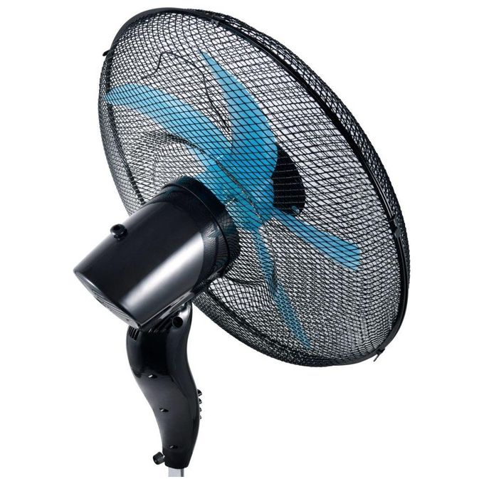 Ardes Ventilatore a Piantana Ampia Base Nero con Pala di 50cm per Climatizzazione Efficace e Silenziosa