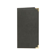 Portaconto in pelle nero Classic 23x13