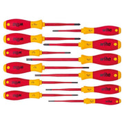 Wiha 3201K12 Set di Cacciaviti Elettrici SlimFix SoftFinish Nero 12 Tagli