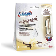 Henkel 2092177 Confezione 2 Buste Appendibili Assorbiumidita' Ariasana Minifresh per Armadi e Cassetti Profumazione Fiori di Primavera