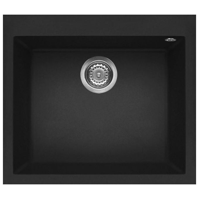 Elleci LGQ10540 Quadra 105 Lavello da Incasso 1 Vasca Granitek 57x50 cm colore Nero