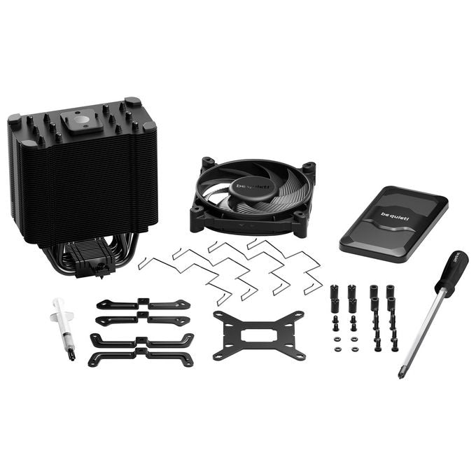 Be quiet! BK035 DARK ROCK 5 Raffreddatore d'aria per Processore 12 cm 210 W TDP 6 Heat Pipes Cuscinetto FDB colore Nero