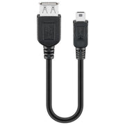 Goobay Cavo Usb 02mt Usb A Mini-Usb B Nero