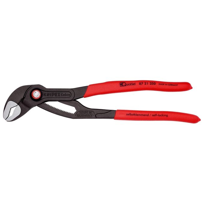 Knipex Cobra QuickSet Pinza Regolabile di Nuova Generazione per Tubi e Dadi 250mm