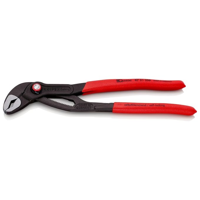 Knipex Cobra QuickSet Pinza Regolabile di Nuova Generazione per Tubi e Dadi 250mm