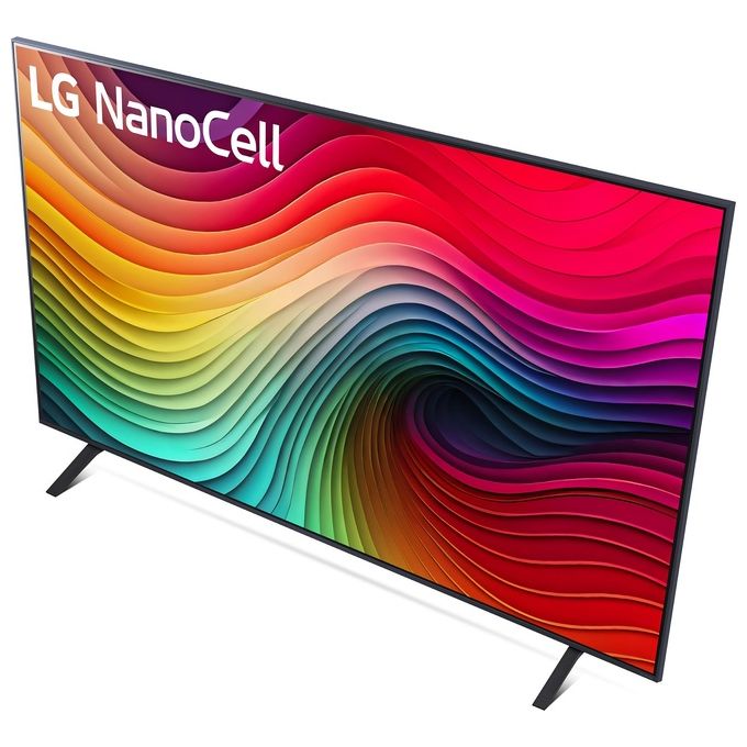 LG 75NANO82T6B NanoCell Smart TV 75'' 4K Ultra HD WebOS 24 3 HDMI Wi-Fi Processore α5 Gen7 colore Marrone