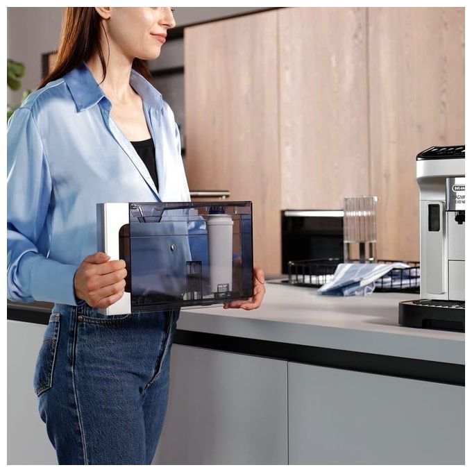 De'Longhi DLSC002 - Filtro Acqua Purificatore e Addolcitore - Compatibile con Macchine da Caffe' ECAM, ETAM, ESAM, Magnifica, Eletta, Dinamica, BCO