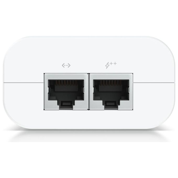 Ubiquiti U-POE++ Adattatore PoE++ Gigabit Ethernet 48V 60W IEEE 802.3at colore Bianco