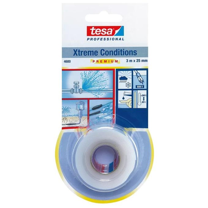 Tesa Nastro Autoagglomerante Trasparente 3X25 4600