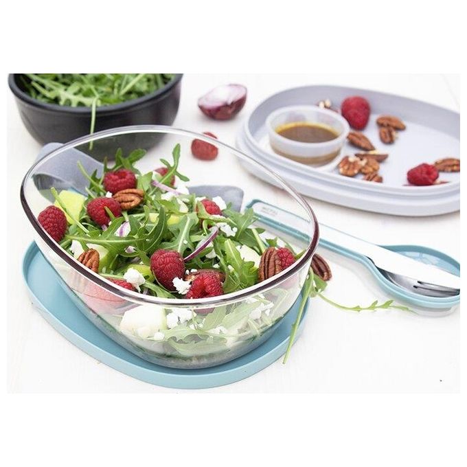 Mepal Contenitore Porta Insalata Ellipse Nordic Verde