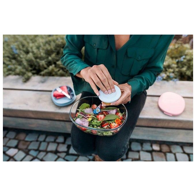 Mepal Contenitore Porta Insalata Ellipse Nordic Verde
