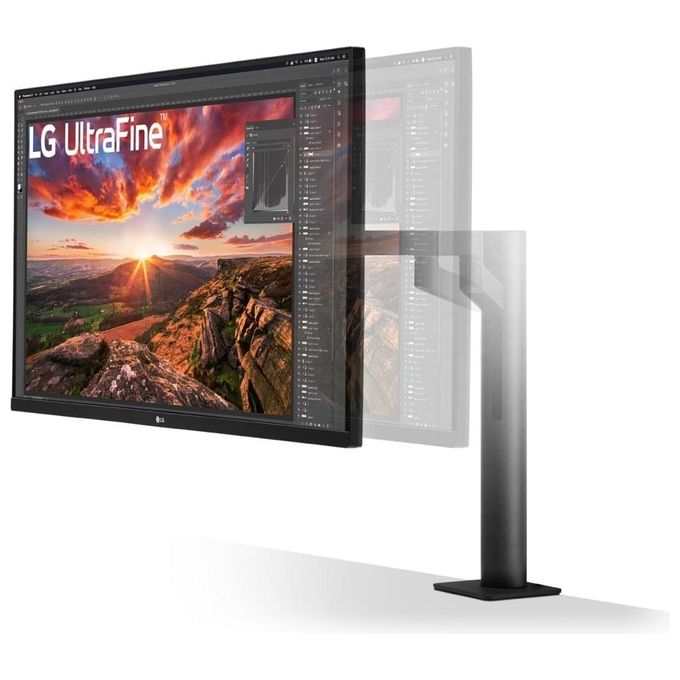 LG 32UN880K-B Monitor PC 32'' IPS 4K Ultra HD 3840x2160 HDR10 DCI-P3 95% Stand Ergo Speaker 10W USB-C colore Nero