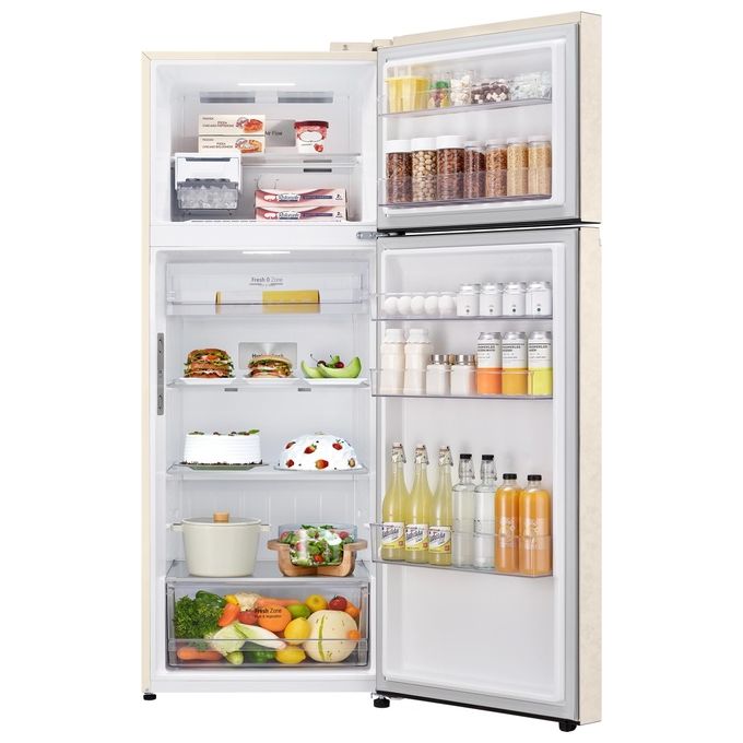 LG GTBV44SEBKD Frigorifero Doppia Porta 461 L 184,5 cm Classe E 35 dB Total No Frost Wi-Fi Door Cooling Linear Cooling colore Sabbia
