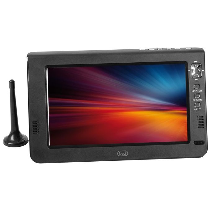 Trevi LTV2010S2 TV LED Portatile 10.1'' DVB-T2 HEVC H.265 USB HDMI MicroSD Batteria Litio colore Nero