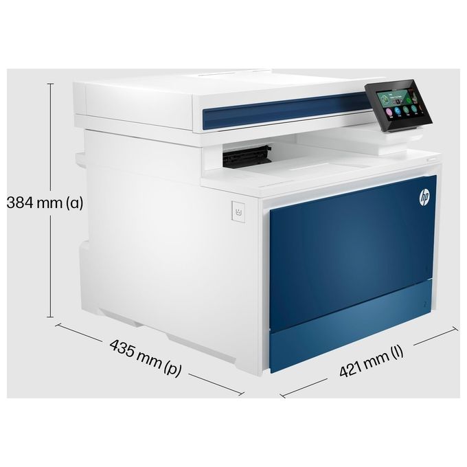 HP 5HH64F Color LaserJet Pro Stampante Multifunzione 4302fdw Laser A4 Colore 33ppm Wi-Fi Ethernet USB ADF Fronte Retro colore Bianco