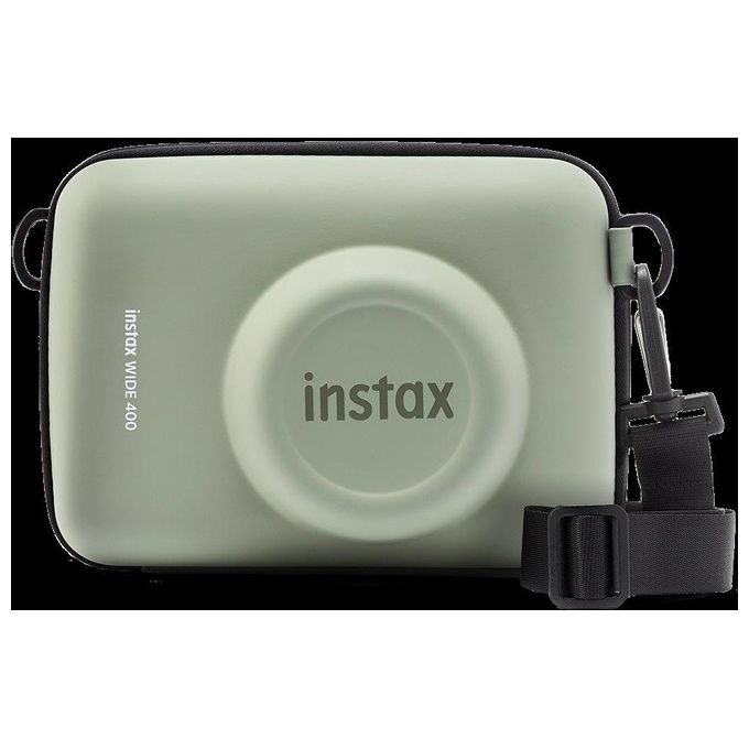 Instax 16284123 WIDE 400 Fotocamera Istantanea Analogica Formato Pellicola Wide Flash Automatico Messa a Fuoco Manuale a 2 Posizioni Timer Autoscatto Regolabile Colore Verde Salvia