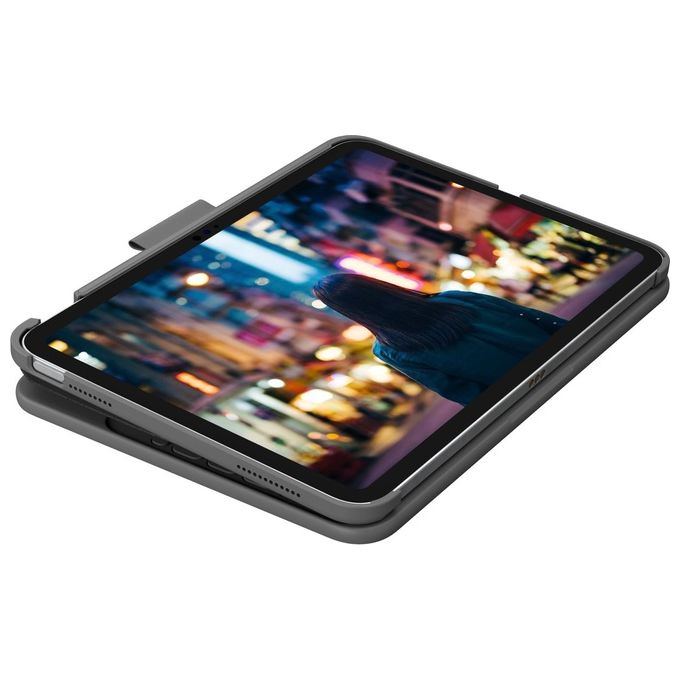 Logitech 920-011427 Slim Folio Custodia con Tastiera per iPad 10a Generazione QWERTY Italiano Bluetooth colore Grigio