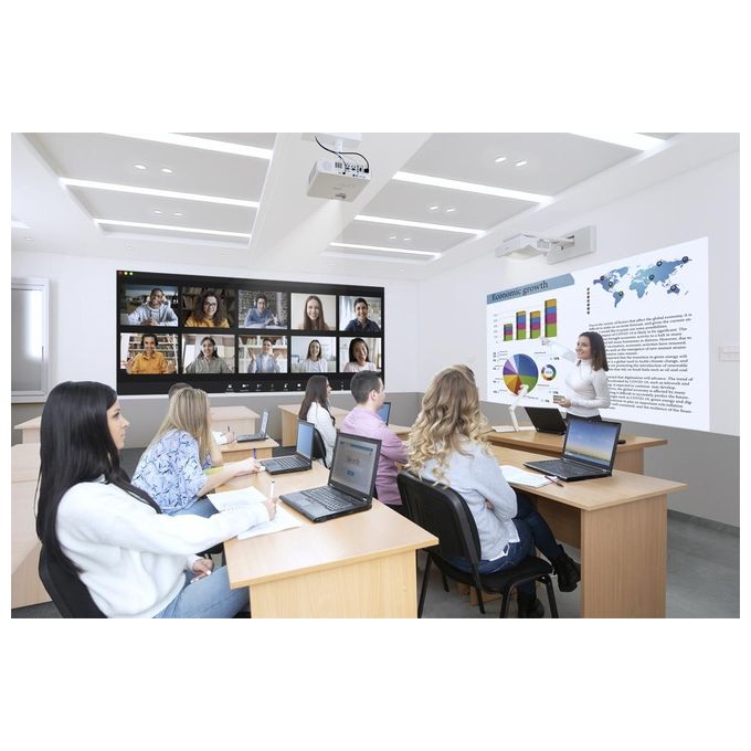 Epson EB-L265F Videoproiettore Laser 3LCD Full HD 4600 ANSI lumen Digital Signage Wi-Fi Miracast colore Nero
