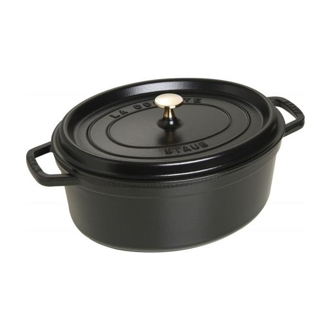 Casseruola Staub Ovale 29 Nero