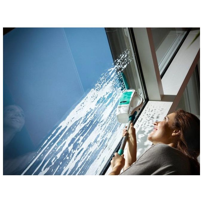 Leifheit 51003 Dry and Clean Lavavetri Elettrico 38 min 110 m² con Manico 43 cm e Washer colore Bianco