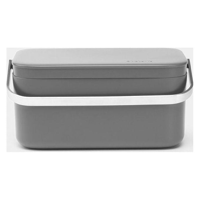 Brabantia Sink Side Contenitore per Organico 1.8 Litri Grigio Scuro