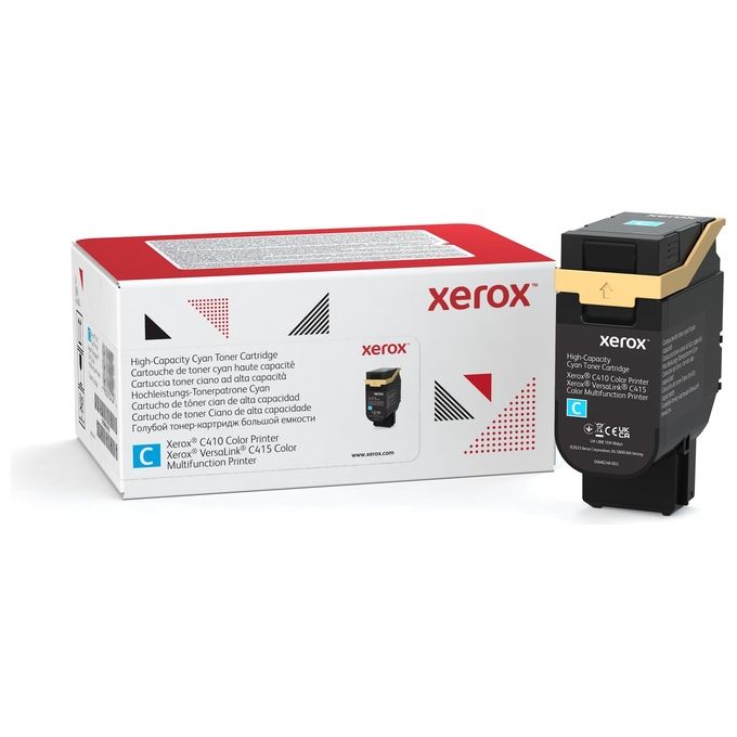 Xerox C410 VersaLink Cartuccia Toner Alta Capacita' 7000 Pagine colore Ciano
