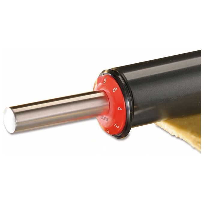 Gefu GE14620 Mattarello Regolabile con Spessore Preciso da 0 a 8 mm Rivestimento Antiaderente ILAG colore Nero