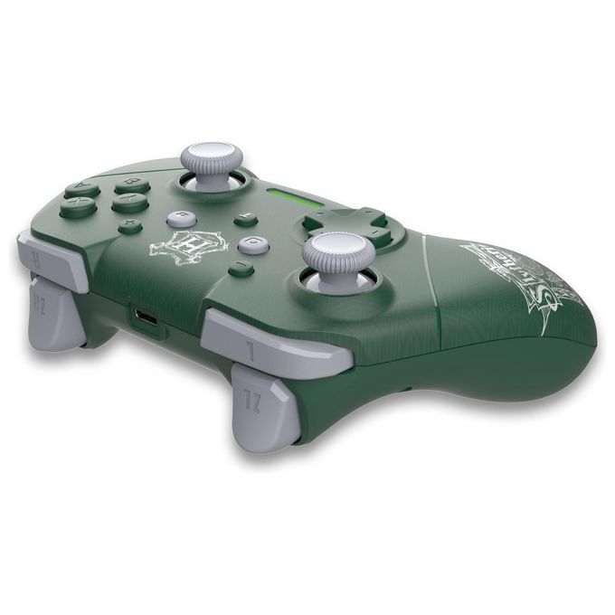 Freaks And Geeks GACC5404 Controller Wireless Nintendo Switch Harry Potter Serpeverde Bluetooth 600 mAh colore Verde