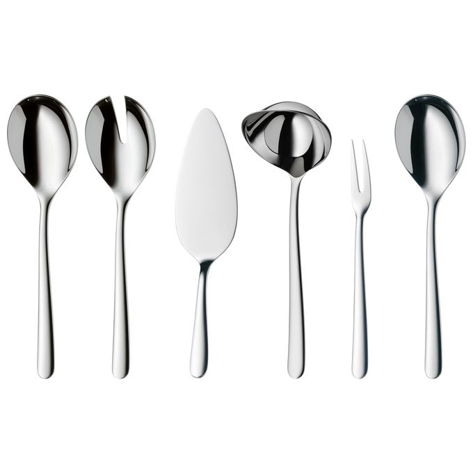 WMF 1260006341 Kult Set di Posate 66 Pezzi per 12 Persone Acciaio Inox Cromargan Protect colore Argento