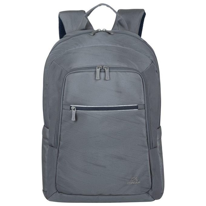 Rivacase 7561 Alpendorf Zaino per Laptop 16'' Scomparto Imbottito Tasche Organizzate Materiale Riciclato RPET colore Grigio