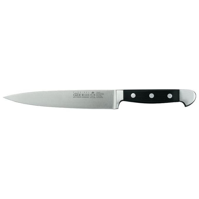 Gude Alpha Coltello da Cucina POM Nero 18cm 1765-18