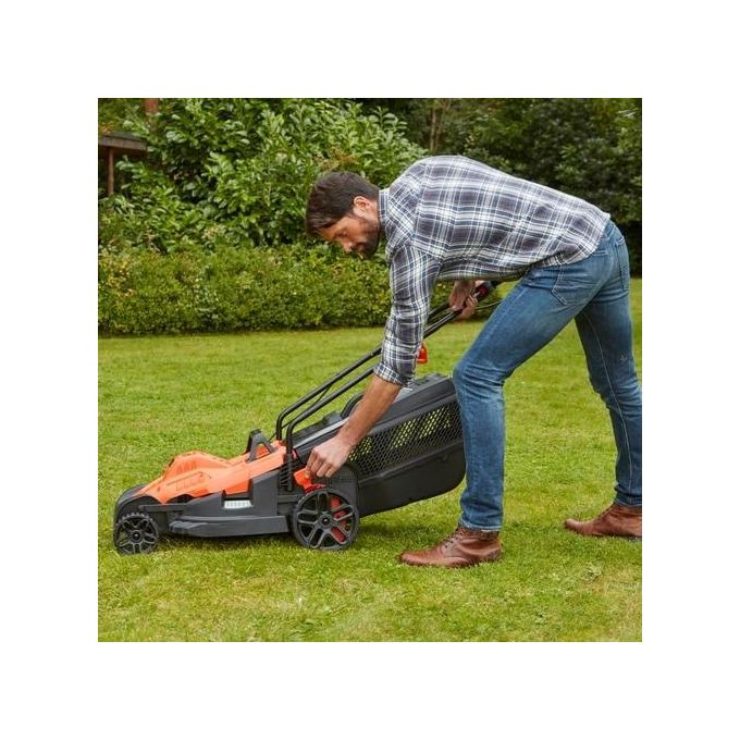 BLACK+DECKER BEMW481ES-QS Rasaerba a filo 1800W Taglio 42cm Impugnatura EasySteer