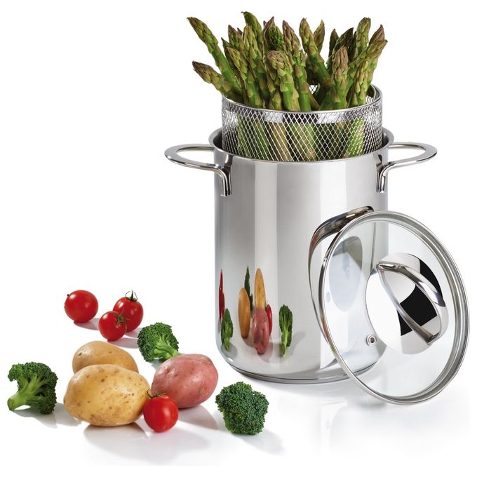 BARAZZONI Pentola Asparagera inox 18 10 cm 16