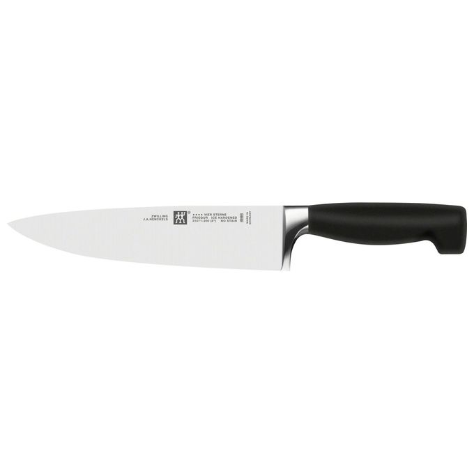 ZWILLING 35145-000-0 Serie VIER STERNE Set di Coltelli con Ceppo 7 Pezzi Tecnologia KIS FRIODUR Acciaio Inox colore Simil-Frassino