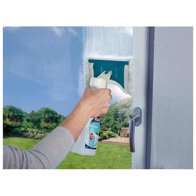 Leifheit Window Spray Cleaner Micro Duo Dispositivo 2in1 per Spruzzare e Pulire