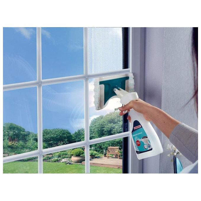 Leifheit Window Spray Cleaner Micro Duo Dispositivo 2in1 per Spruzzare e Pulire