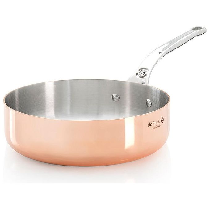 De Buyer Prima Matera Pentolino Rame-Inox 16cm Dritto per Induzione