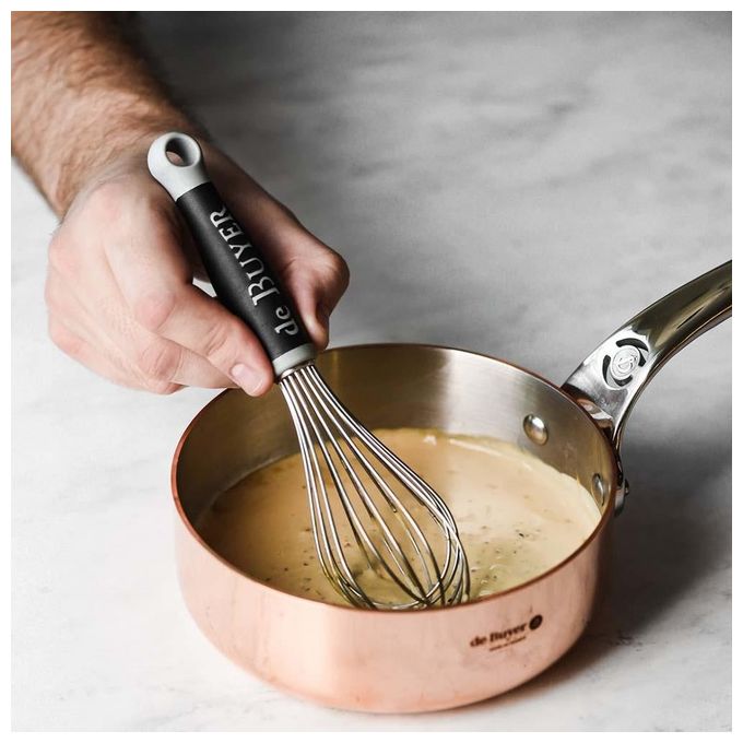 De Buyer Prima Matera Pentolino Rame-Inox 16cm Dritto per Induzione
