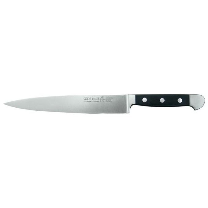 Gude Alpha Coltello da Prosciutto 21cm POM Nero 1765-21