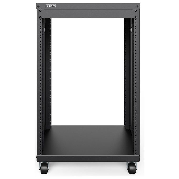 Digitus DN-48001 Rack 19 pollici Indipendente 16U 136 Kg con Rotelle e Pannelli Laterali colore Nero