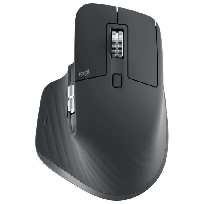 Logitech 910-006582 MX Master 3S Mouse Wireless 8000 DPI Bluetooth Logi Bolt 7 Pulsanti Programmabili colore Grafite